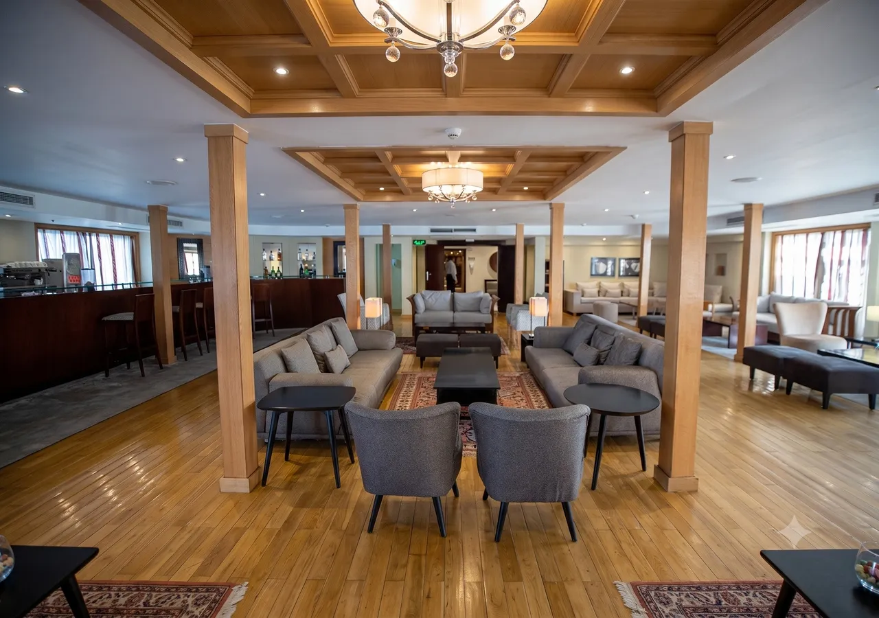 Lounge aboard the Jamila Nile Cruise Nile cruise